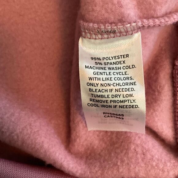 Abound Sweatshirt Cropped High Neck Super Soft Pink Mauve Long Sleeves Small - Picture 4 of 9